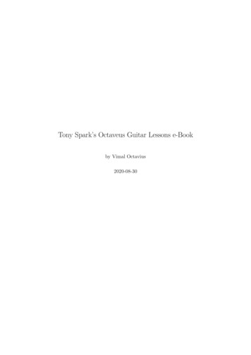 Tony Spark's Octaveus Guitar Lessons E-Book
