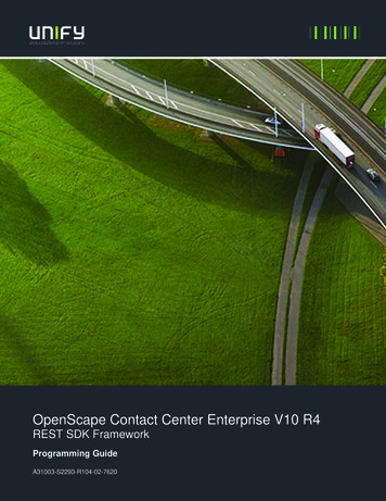 OpenScape Contact Center Enterprise V10 R4 - Atos Unify