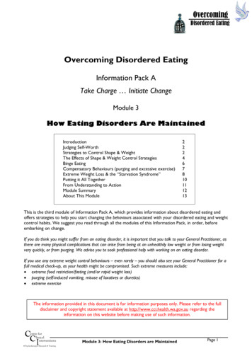 Overcoming Disordered Eating