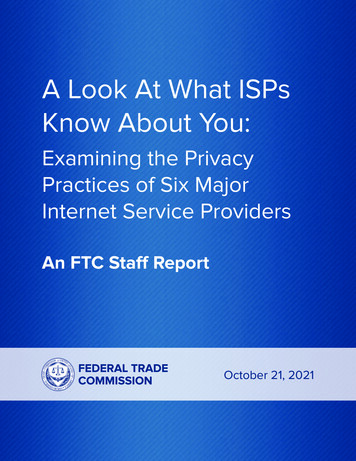 A Look At What ISPs Know About You