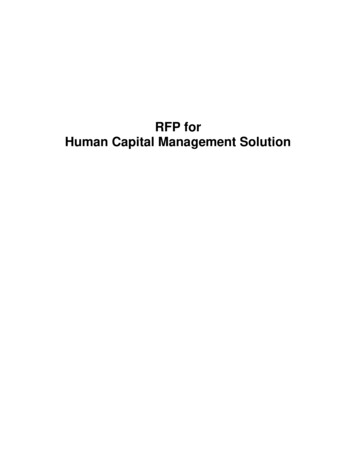 RFP For Human Capital Management Solution - Hinds County, Mississippi