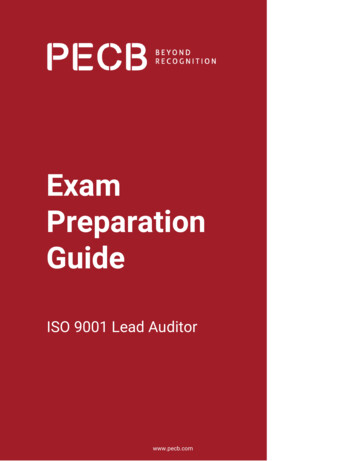 PECB ISO 9001 Lead Auditor Exam Preparation Guide