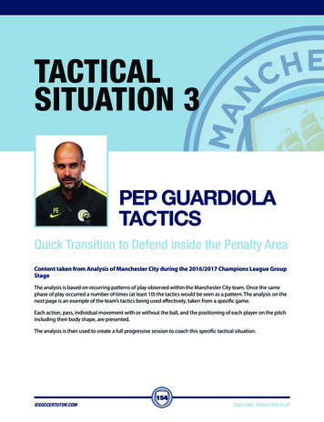 TACTICAL SITUATION 3 - Football Training Sessions