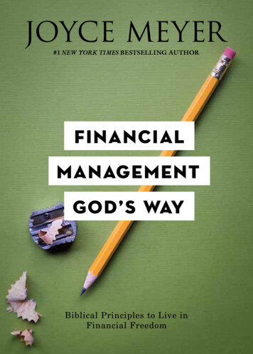 Financial Management God's Way