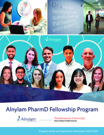 Alnylam PharmD Fellowship Program