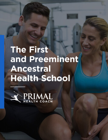 The First And Preeminent Ancestral . - Primal Health Coach