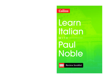 Noble Italian Bklet Internals - Collins