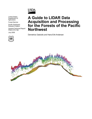 United States A Guide To LIDAR Data Agriculture Acquisition And .