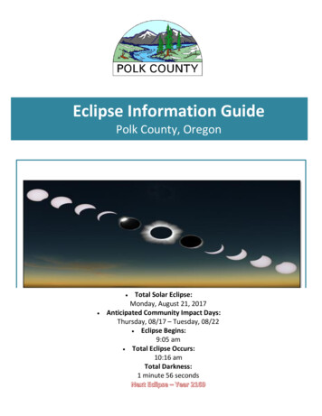 Eclipse Information Guide - Western Oregon University
