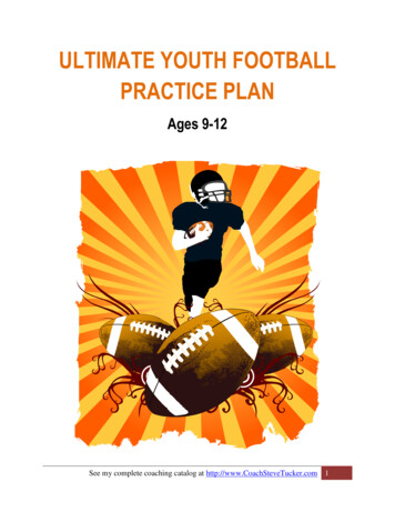 ULTIMATE YOUTH FOOTBALL PRACTICE PLAN