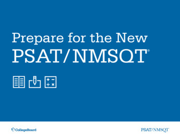 Prepare For The New PSAT/NMSQT