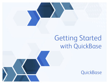 Getting Started - Quickbase