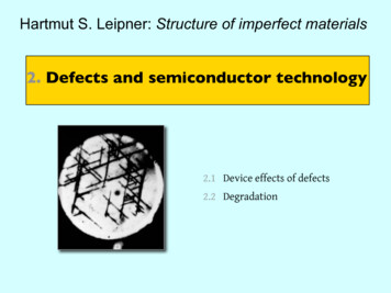 Hartmut S. Leipner: Structure Of Imperfect Materials