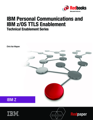 IBM Personal Communications And IBM Z/OS TTLS Enablement