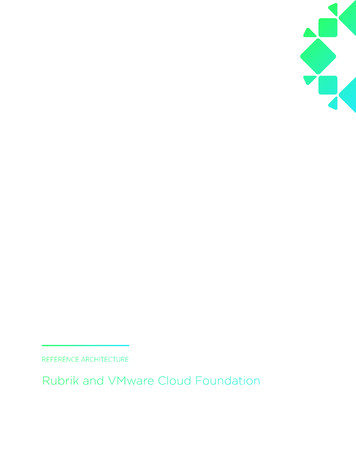 Rubrik And VMware Cloud Foundation - Vztoys 