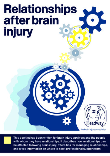 Relationships After Brain Injury - Headway