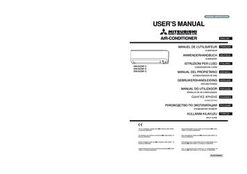 Original Instructions User'S Manual - 冷熱製品サイト