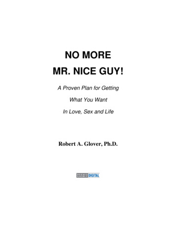 No More Mr. Nice Guy! - Internet Archive