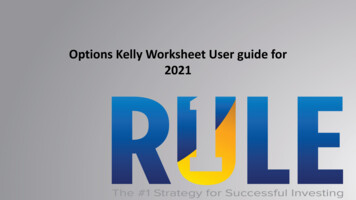 Options Kelly Worksheet User Guide For 2021