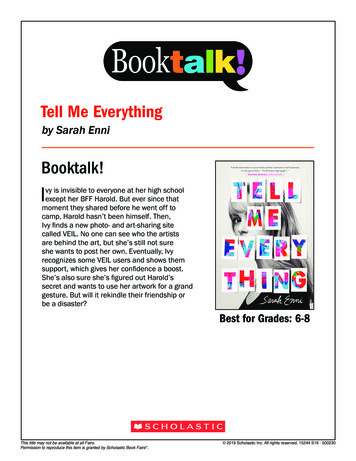 Tell Me Everything - Scholastic