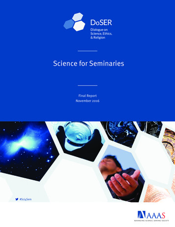 Science For Seminaries