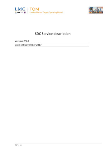 SDC Service Description
