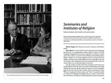 Seminaries And Institutes Of Religion