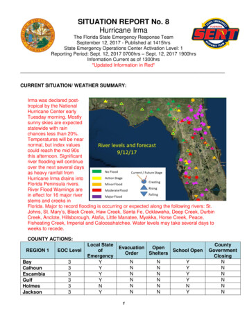 SITUATION REPORT No. 8 Hurricane Irma - Granicus