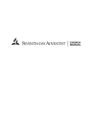 2015 Seventh-day Adventist Church Manual