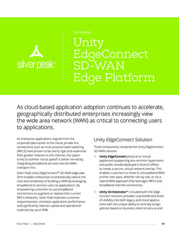 Unity EdgeConnect SD-WAN Edge Platform - IT Best Of Breed