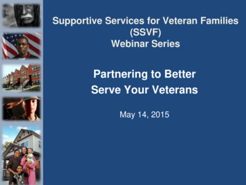 Partnering To Better Serve Your Veterans - VA.gov Home
