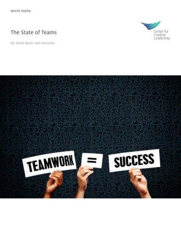 The State Of Teams - Innovation