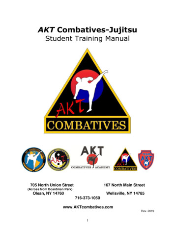 Student Training Manual - AKT Combatives-Jujitsu