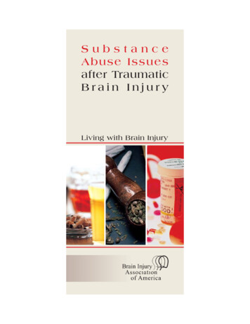 Substance Abuse Issues After Traumatic Brain Injury