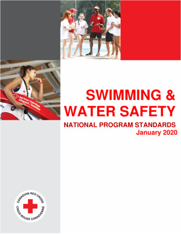 SWIMMING & WATER SAFETY - Red Cross
