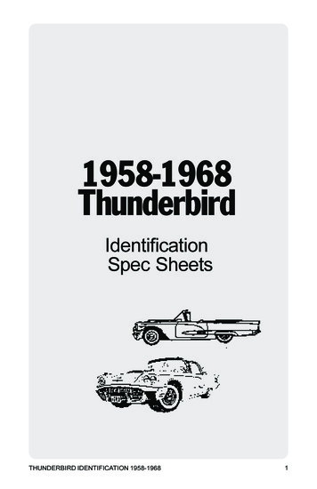 1958-1968 Thunderbird