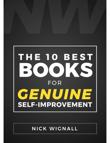 The 10 Best Books For Genuine Self-Improvement