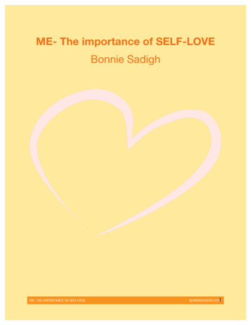 ME- The Importance Of SELF-LOVE