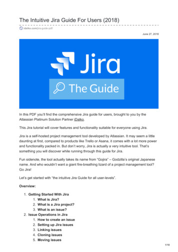 The Intuitive Jira Guide For Users (2018) - IDalko