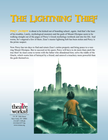 The Lightning ThiefThe Lightning Thief - Logograph