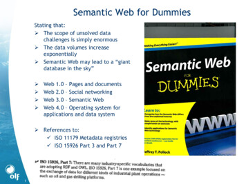 Semantic Web For Dummies - POSC Caesar