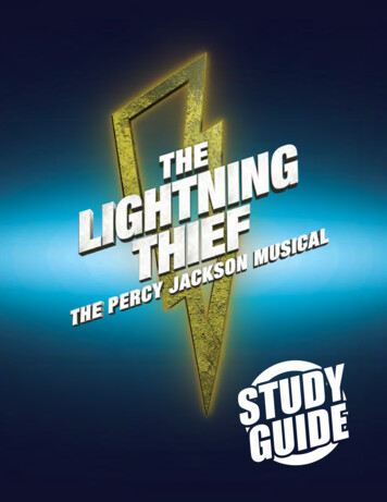 THE LIGHTNING THIEFSTUDY GUIDE - Broadway Inbound