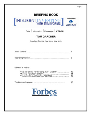 Gardner Briefing Book - Forbes