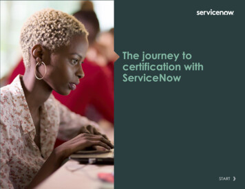 The Journey To Certification With ServiceNow
