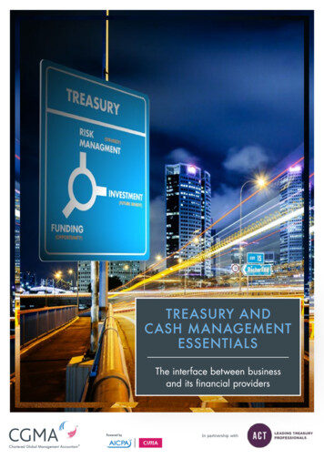 Treasury And Cash Management Essentials