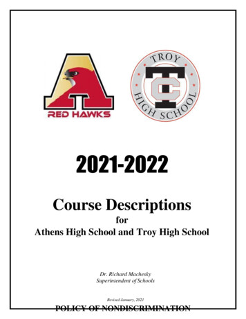 2021-2022 - Athens High School Counseling