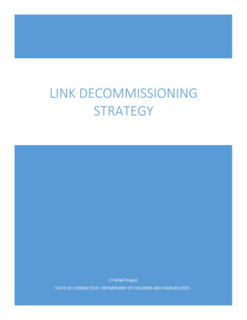 LINK Decommissioning Strategy - AccountMaint Home