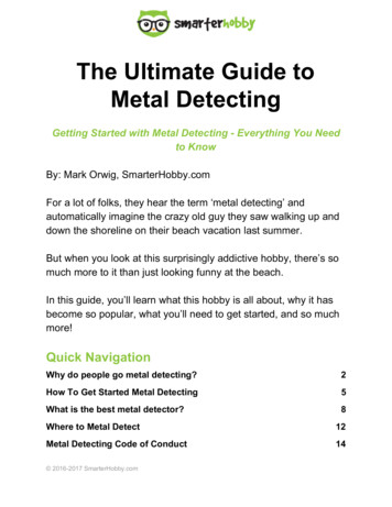 The Ultimate Guide To Metal Detecting - Smarter Hobby