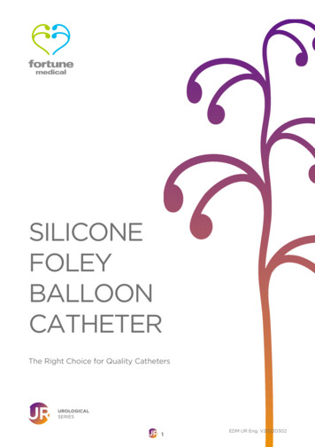 SILICONE FOLEY BALLOON CATHETER - Fortune Med
