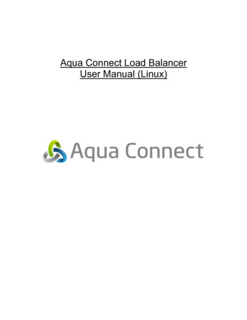 Linux Load Balancer Manual - Aqua Connect